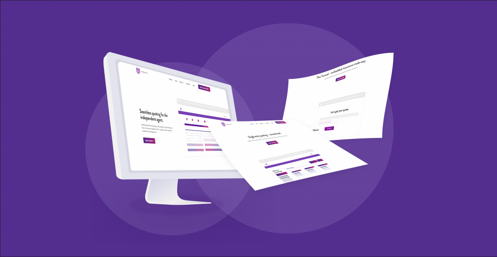landing page creation graphic